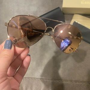 Burberry Pink Aviator Sunglasses